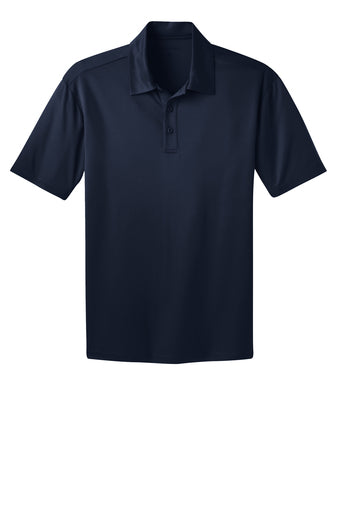 port authority tall silk touch performance polo navy