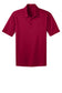 port authority tall silk touch performance polo red