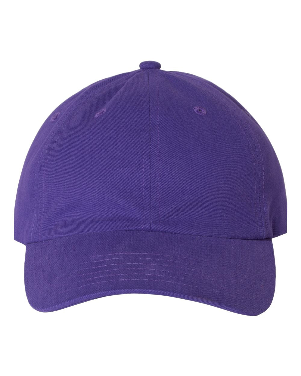 valucap brushed twill cap purple