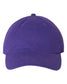 valucap brushed twill cap purple