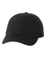 valucap small fit youth dad cap black