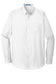 port authority long sleeve carefree poplin shirt white