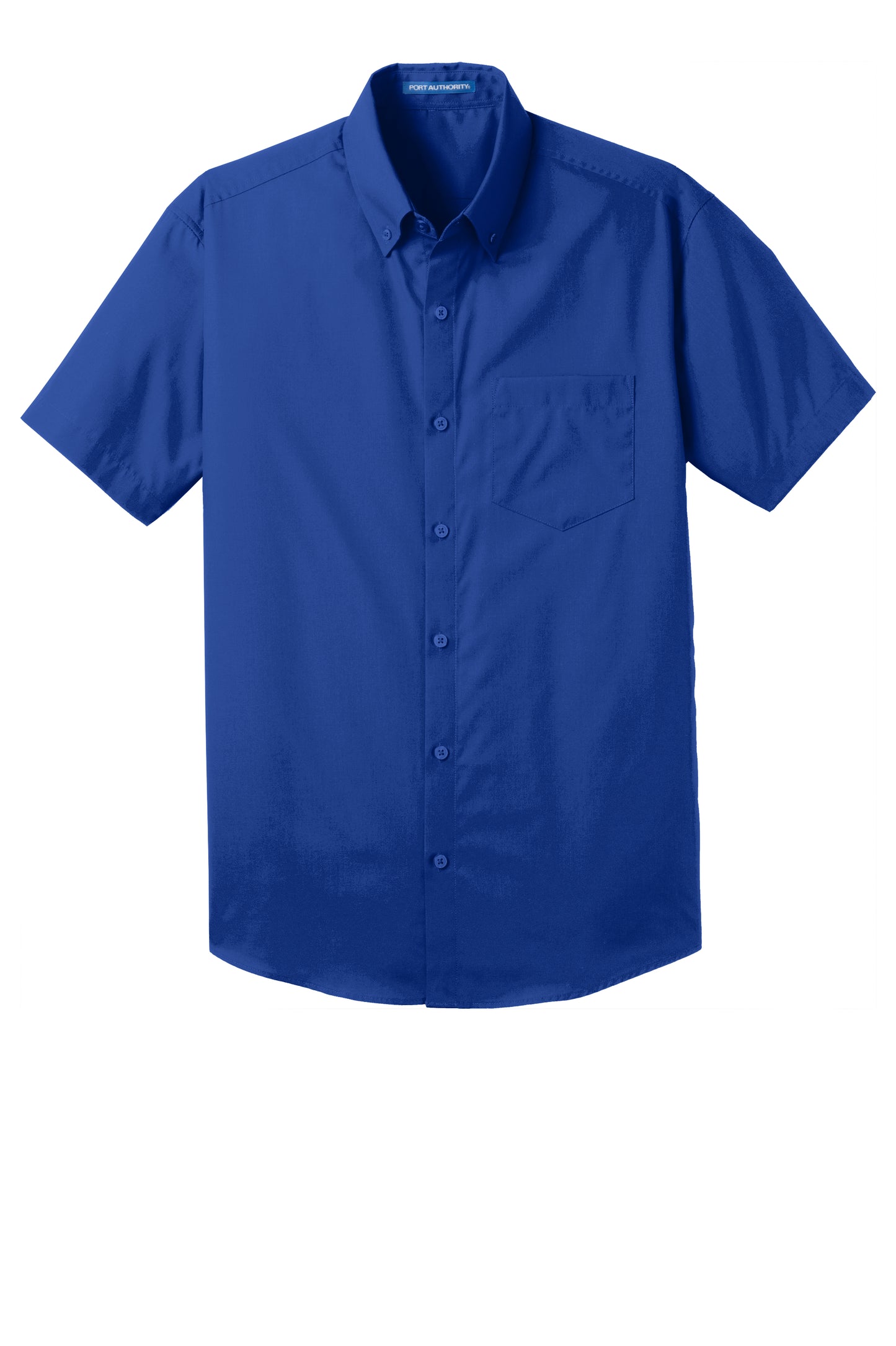 port authority carefree poplin shirt true royal blue