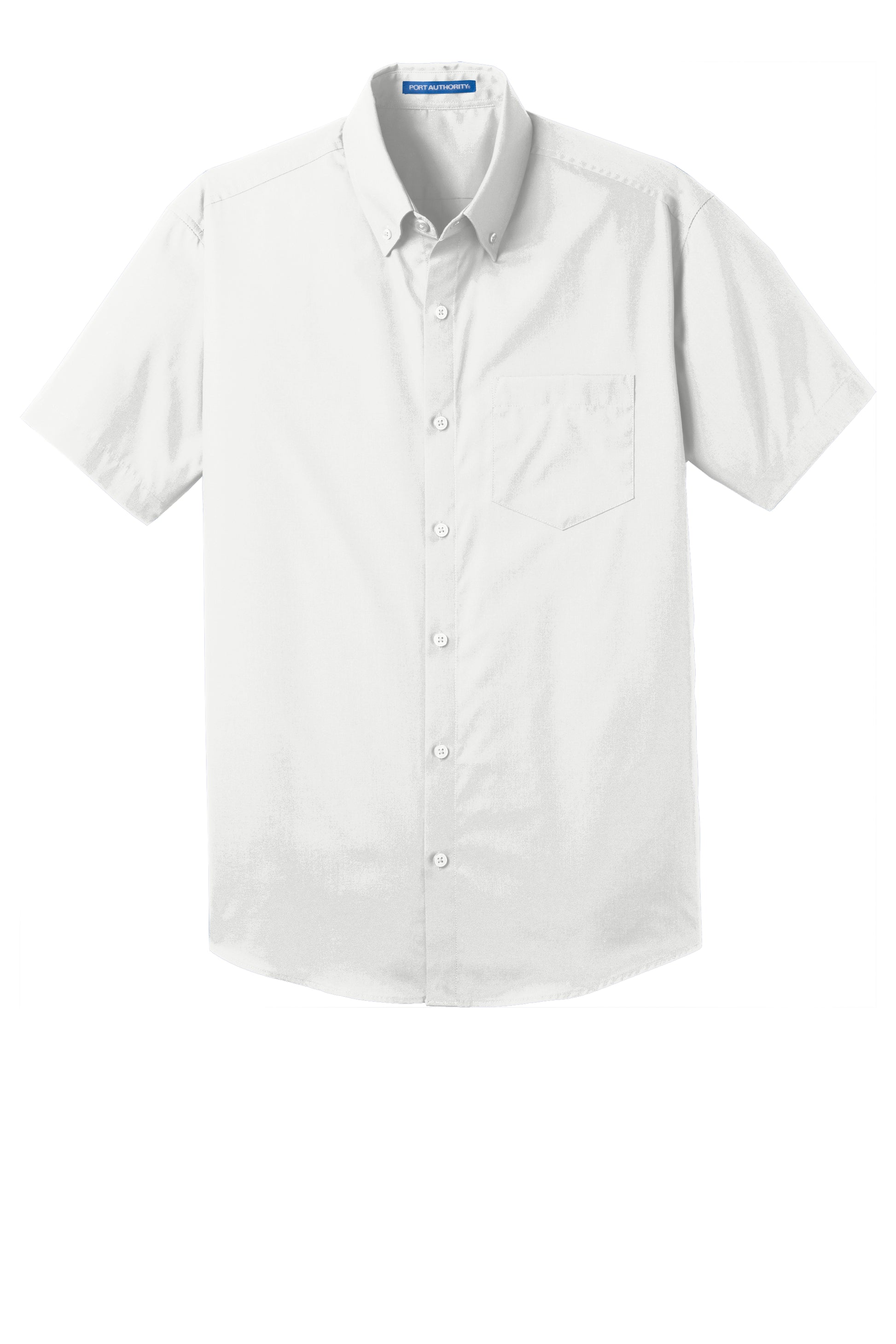 port authority carefree poplin shirt white