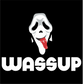 halloween scream wassup ghostface mask DTG design graphic