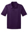port authority youth silk touch performance polo bright purple