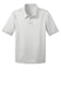 port authority youth silk touch performance polo white