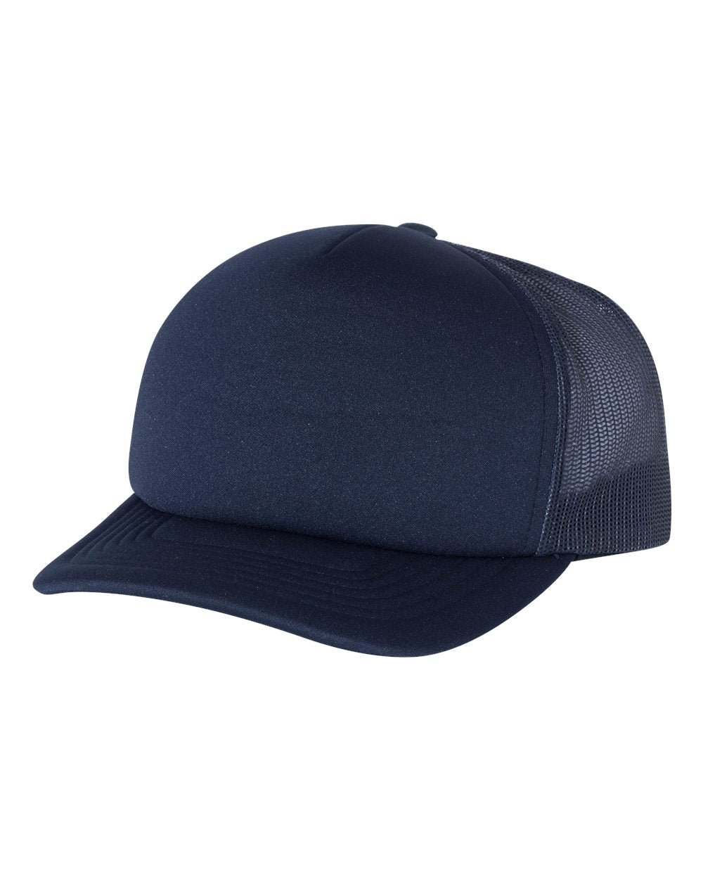 yupoong foam trucker cap navy