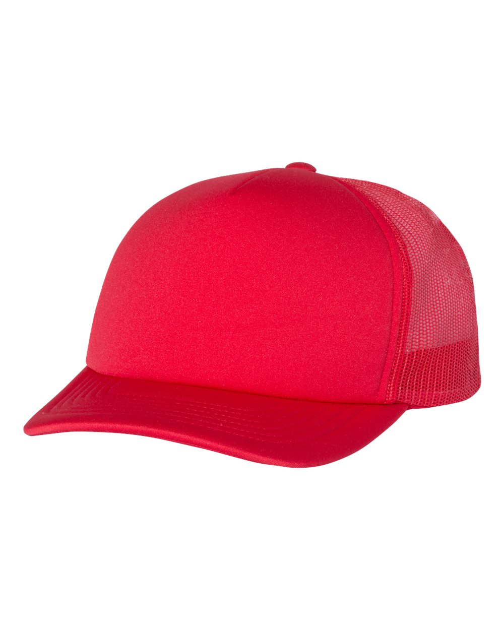 yupoong foam trucker cap red