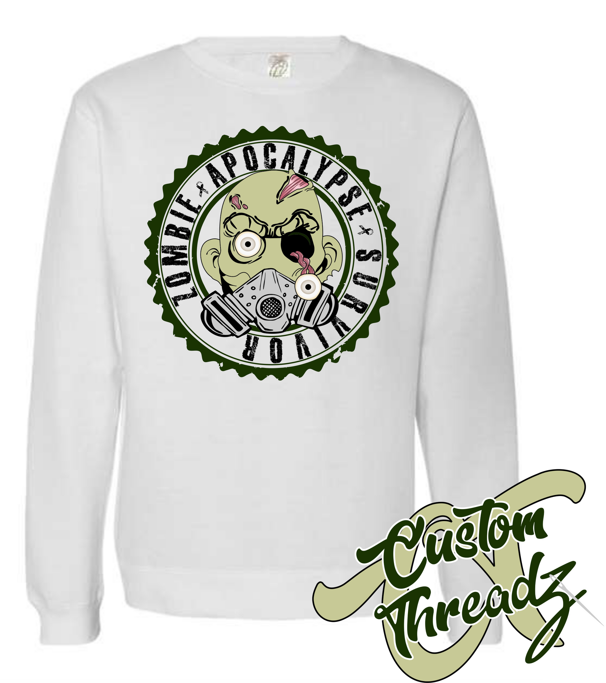 Custom Printed Logo Crewneck Sweatshirts