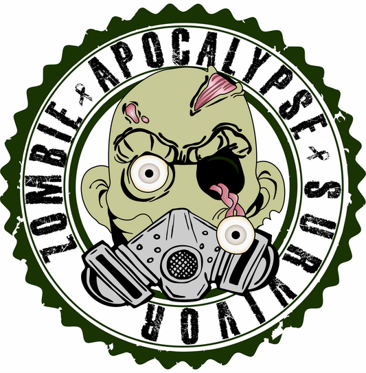 zombie apocalypse survivor DTG design graphic