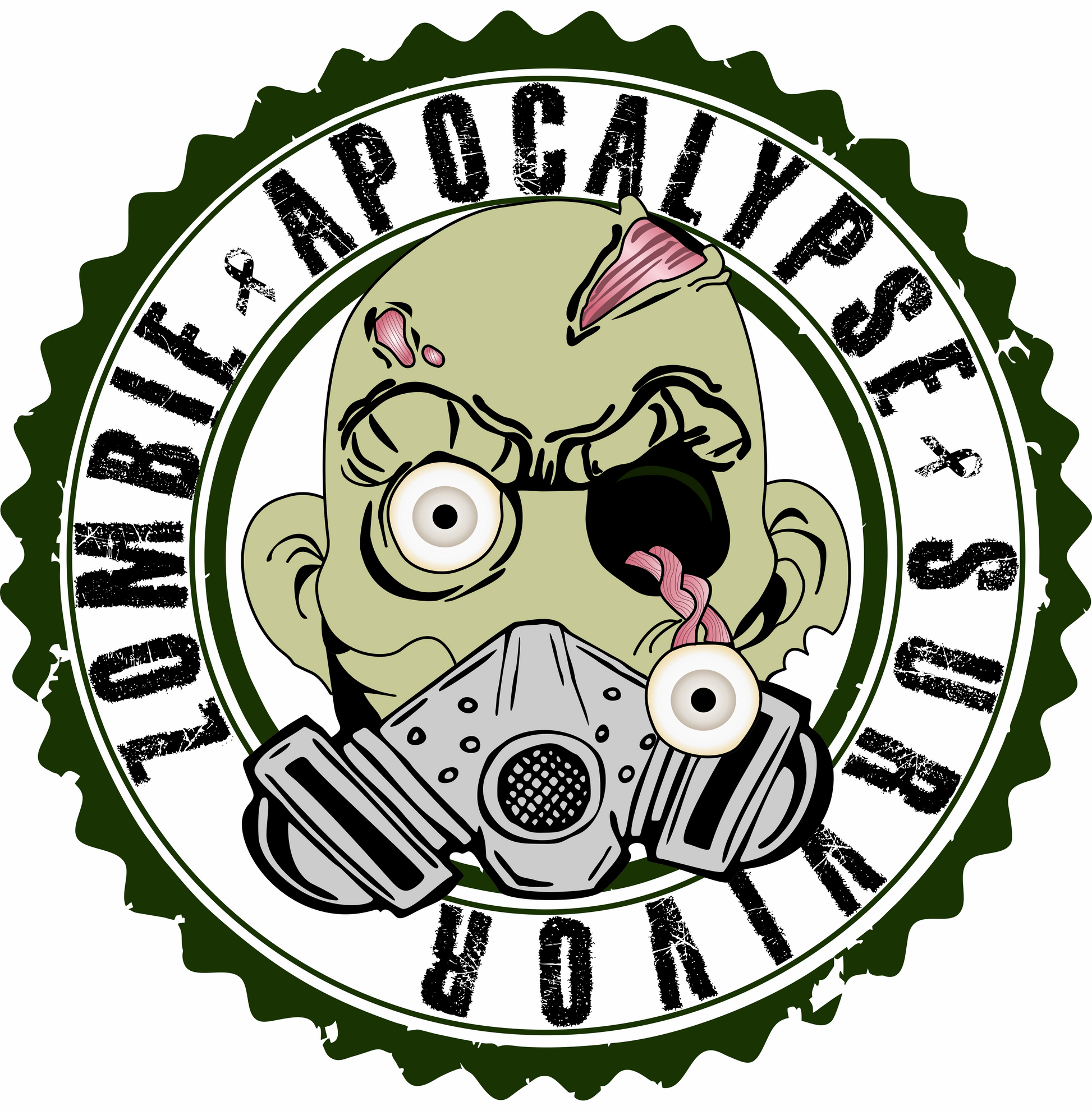 zombie apocalypse survivor DTG design graphic