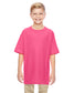 gildan youth classic heavy cotton tee safety pink