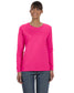 gildan womens classic heavy cotton long sleeve tee heliconia