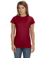 gildan womens softstyle fitted tee antique cherry red