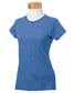 gildan womens softstyle fitted tee heather navy