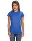 gildan womens softstyle fitted tee heather royal