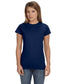 gildan womens softstyle fitted tee navy