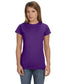 gildan womens softstyle fitted tee purple