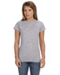 gildan womens softstyle fitted tee sport grey