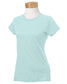 gildan womens softstyle fitted tee teal ice