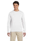 gildan softstyle long sleeve tee white