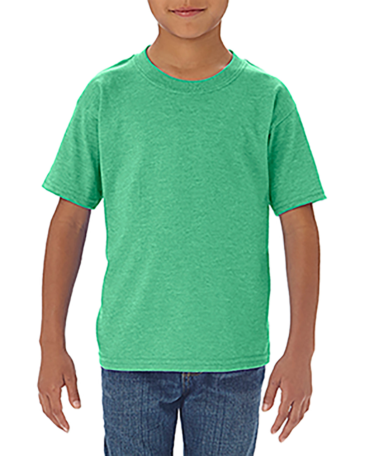 gildan toddler softstyle tee heather irish green