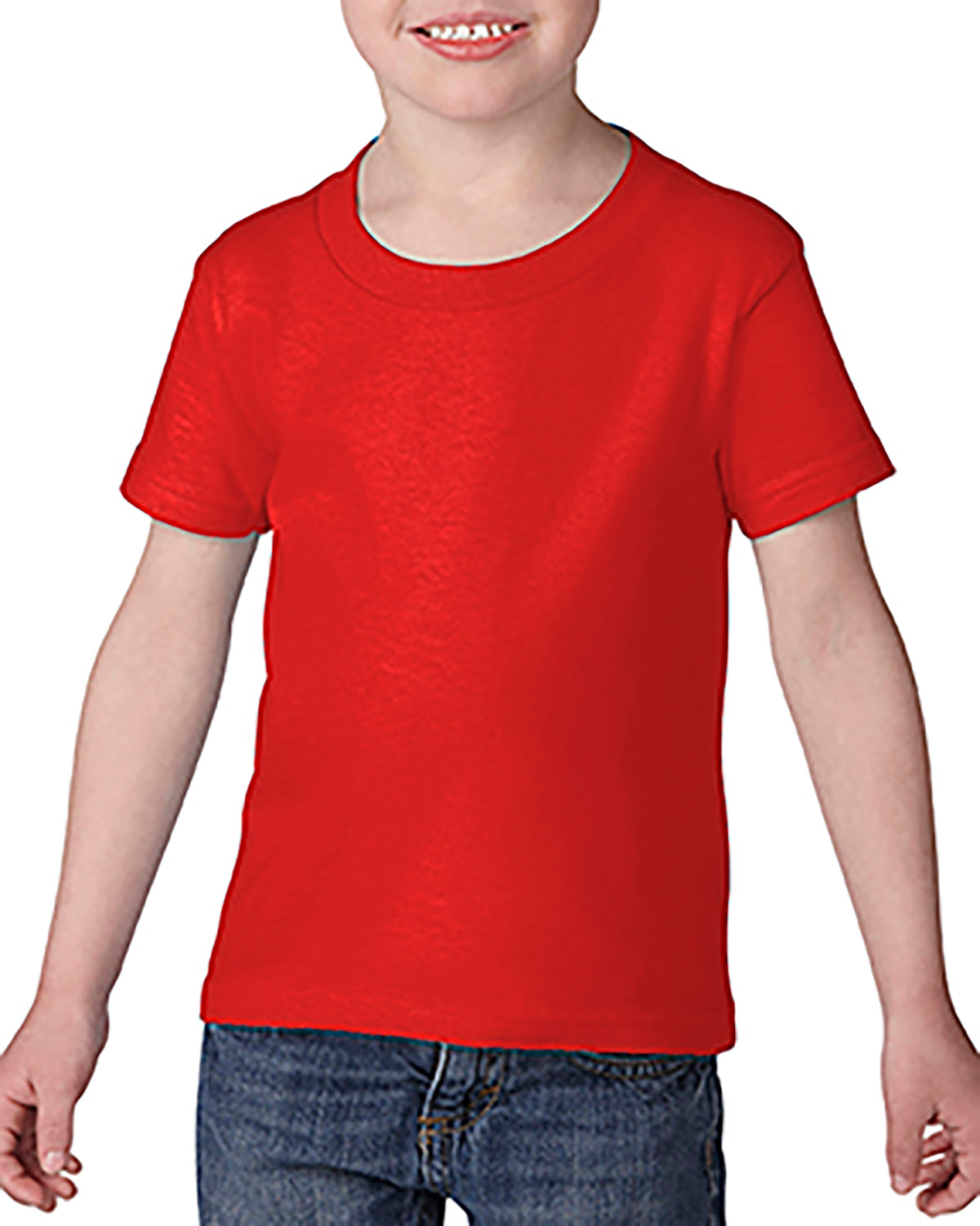gildan toddler softstyle tee red
