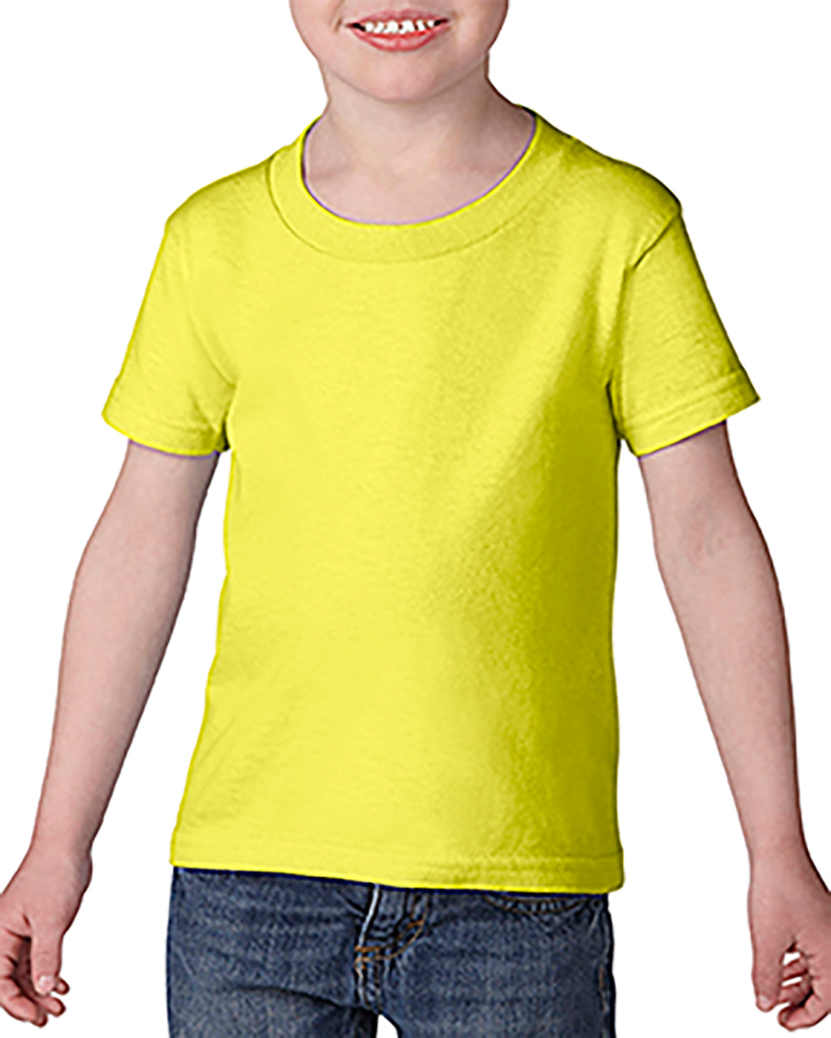 gildan toddler softstyle tee safety green