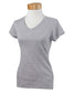 gildan womens softstyle v-neck tee sport grey